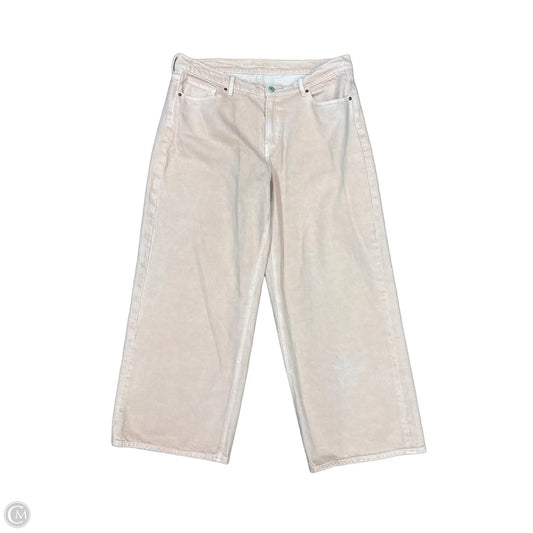 Jeans Wide Leg By Old Navy In Peach, Size: 16