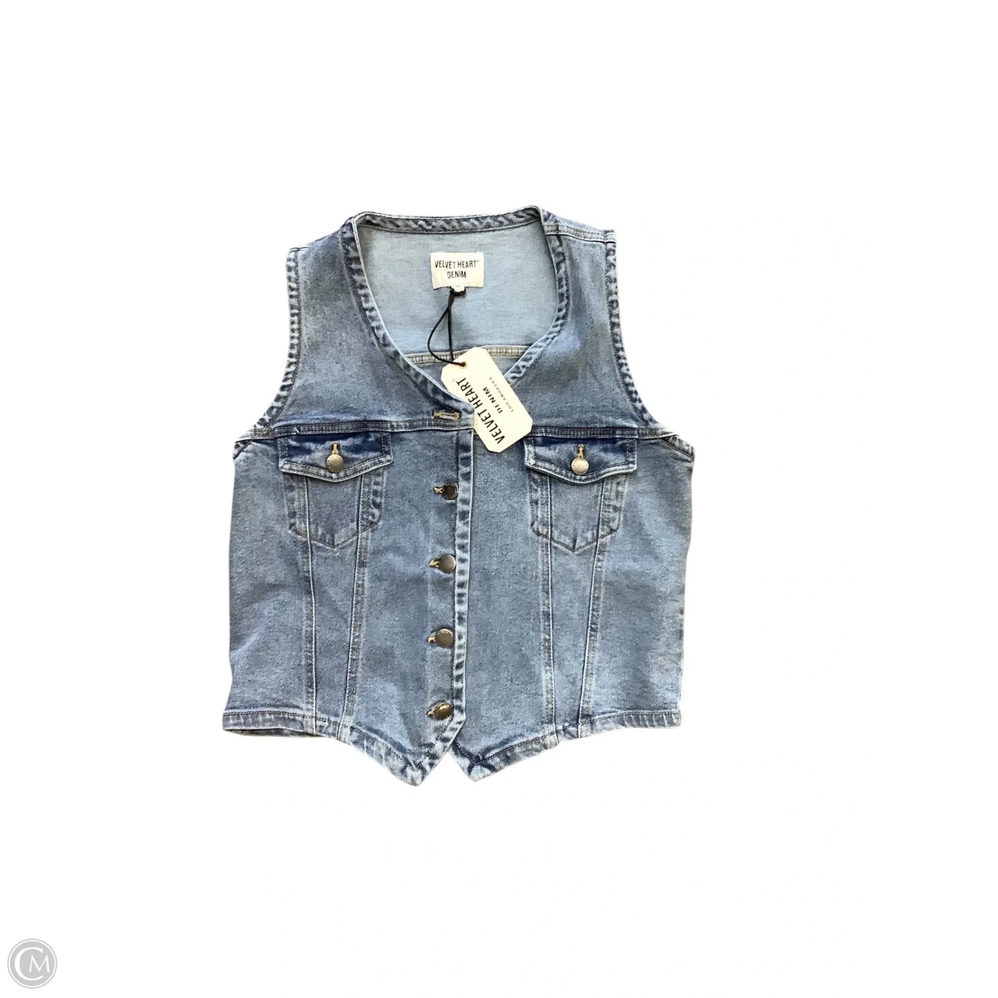 Vest Other By Velvet Heart In Blue Denim, Size: M