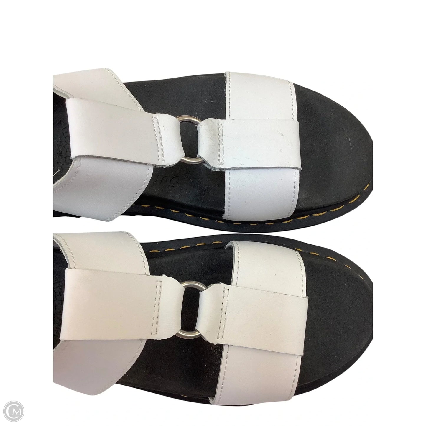Sandals Heels Platform By Dr Martens In White, Size: 9