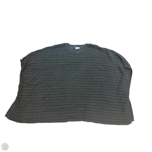 Sweater Short Sleeve By J. Jill In Black, Size: M