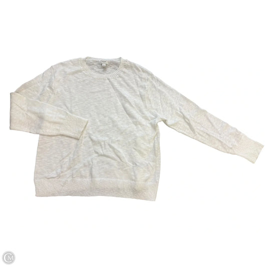 Sweater By J. Crew In White, Size: L
