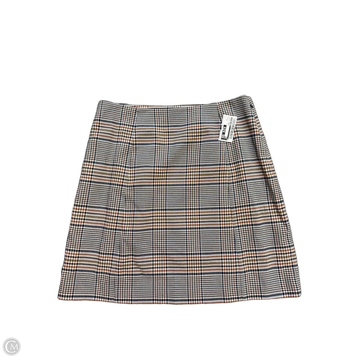 Skirt Midi By Tyler Boe In Plaid Pattern, Size: 6