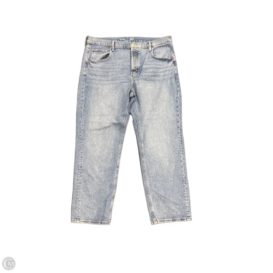Jeans Wide Leg By Old Navy In Blue Denim, Size: 14