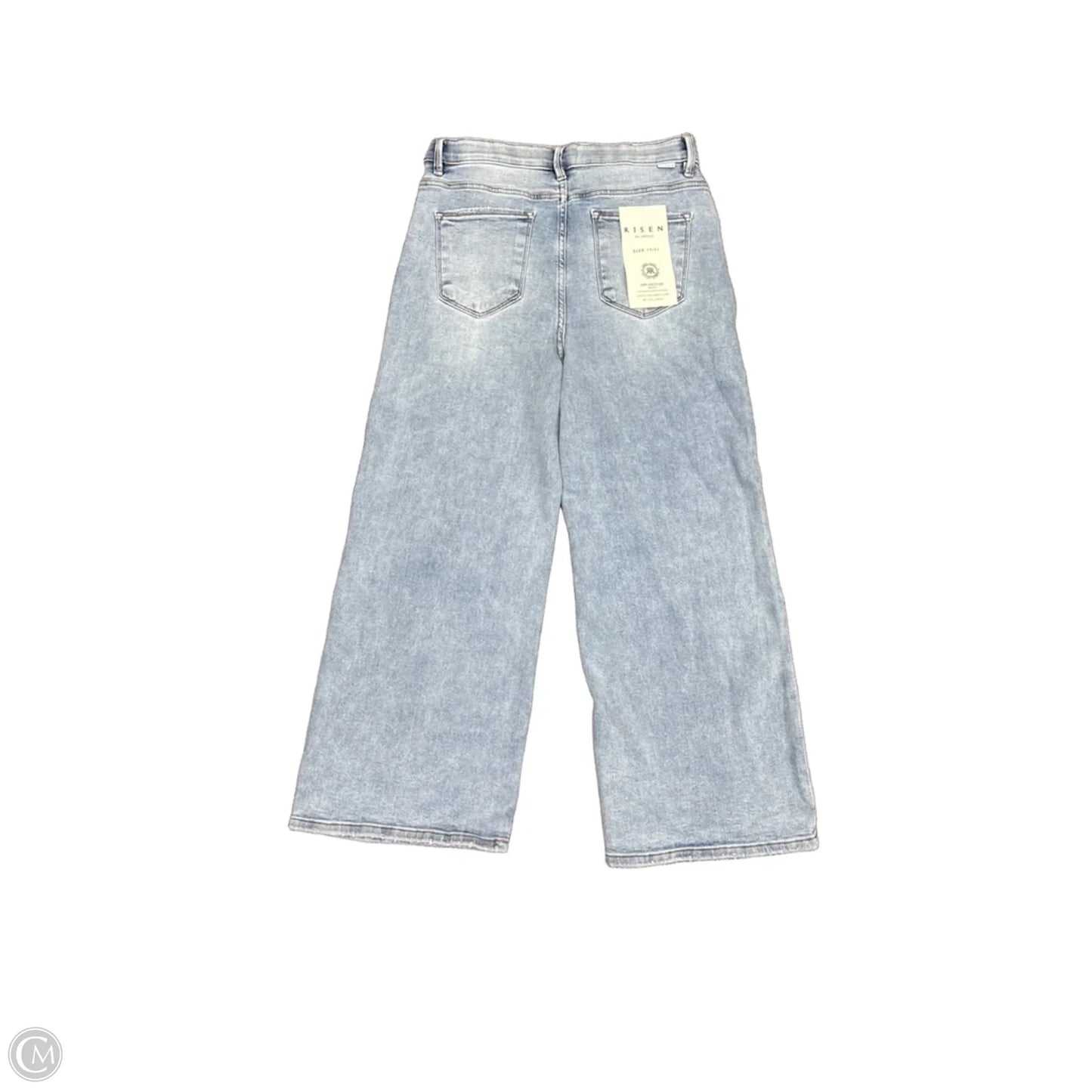 Jeans Wide Leg By Risen In Blue Denim, Size: 12