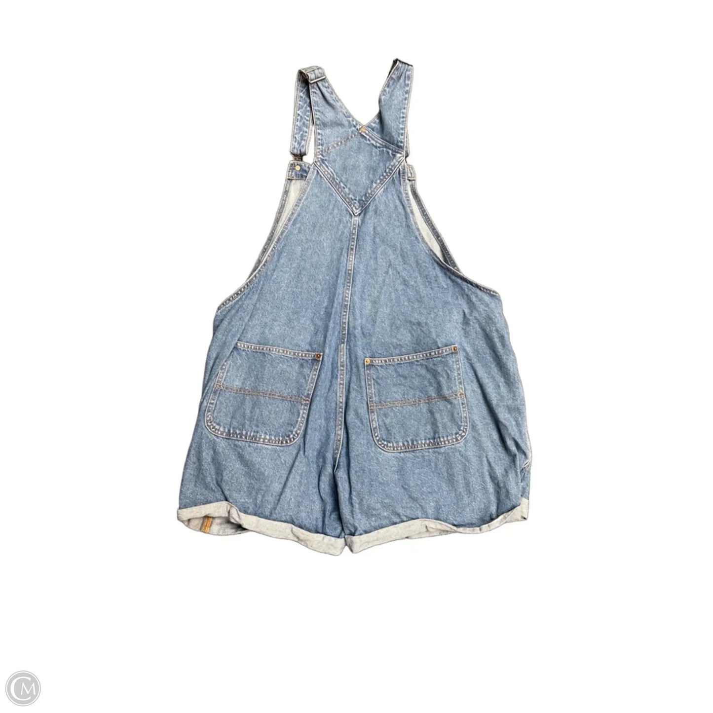 Shortalls By Old Navy In Blue Denim, Size: Xl