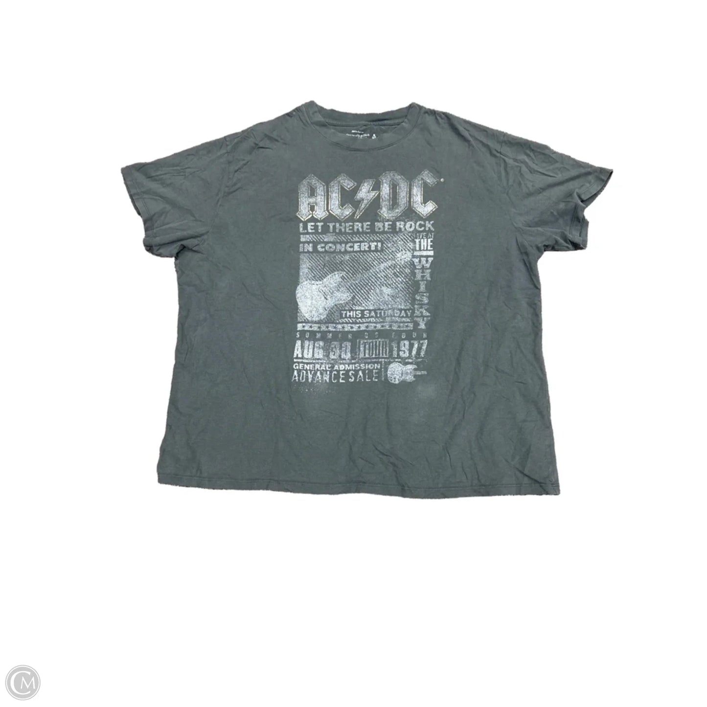 Top Short Sleeve Basic By Abercrombie And Fitch In Grey, Size: L