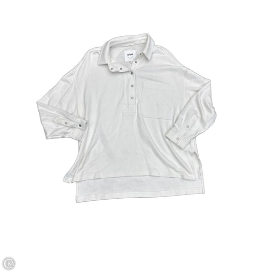 Sweatshirt Collar By Aerie In White, Size: L