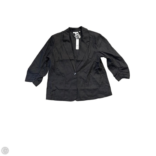 Blazer By Chicos In Black & White, Size: L