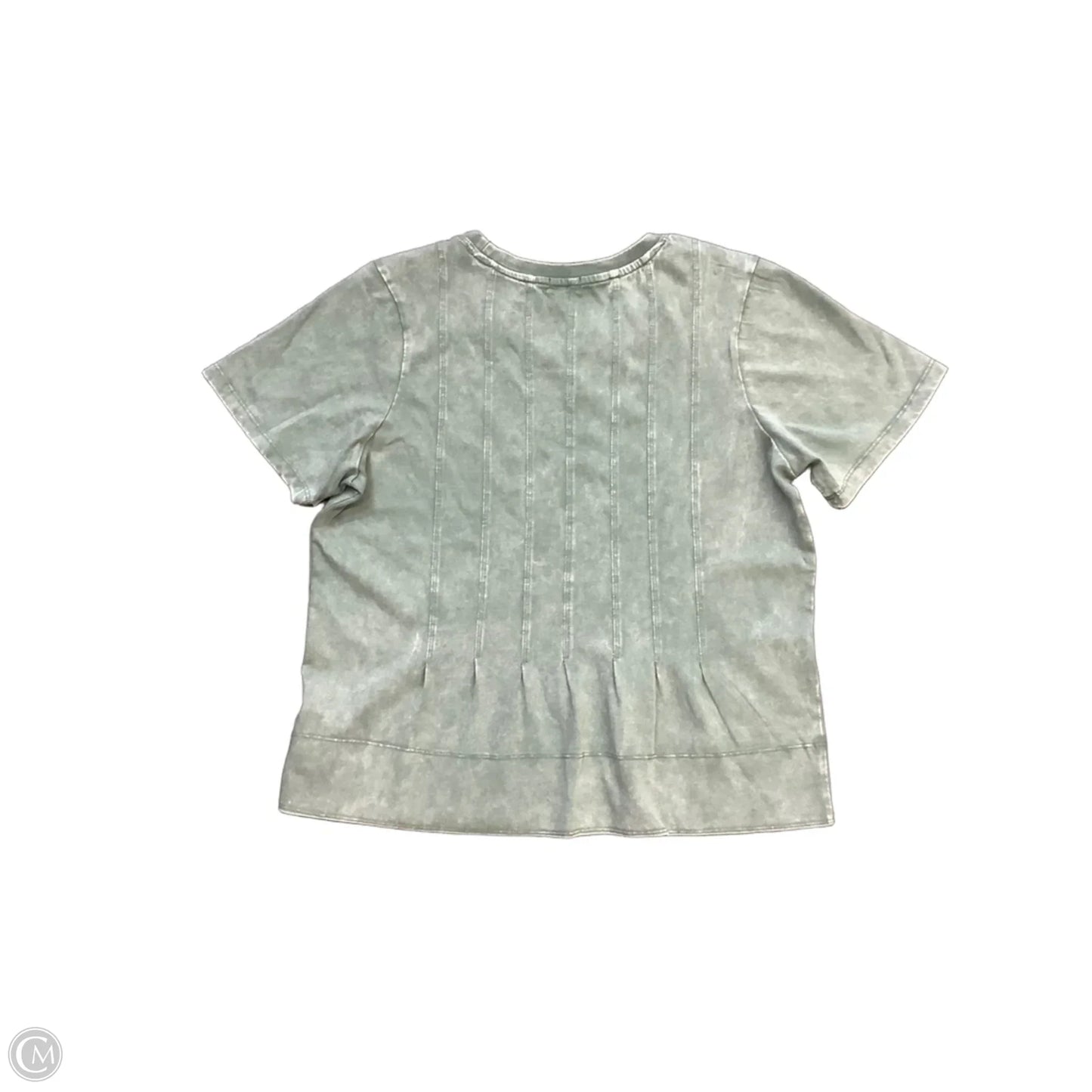 Top Short Sleeve Basic By Buckle Black In Green, Size: M