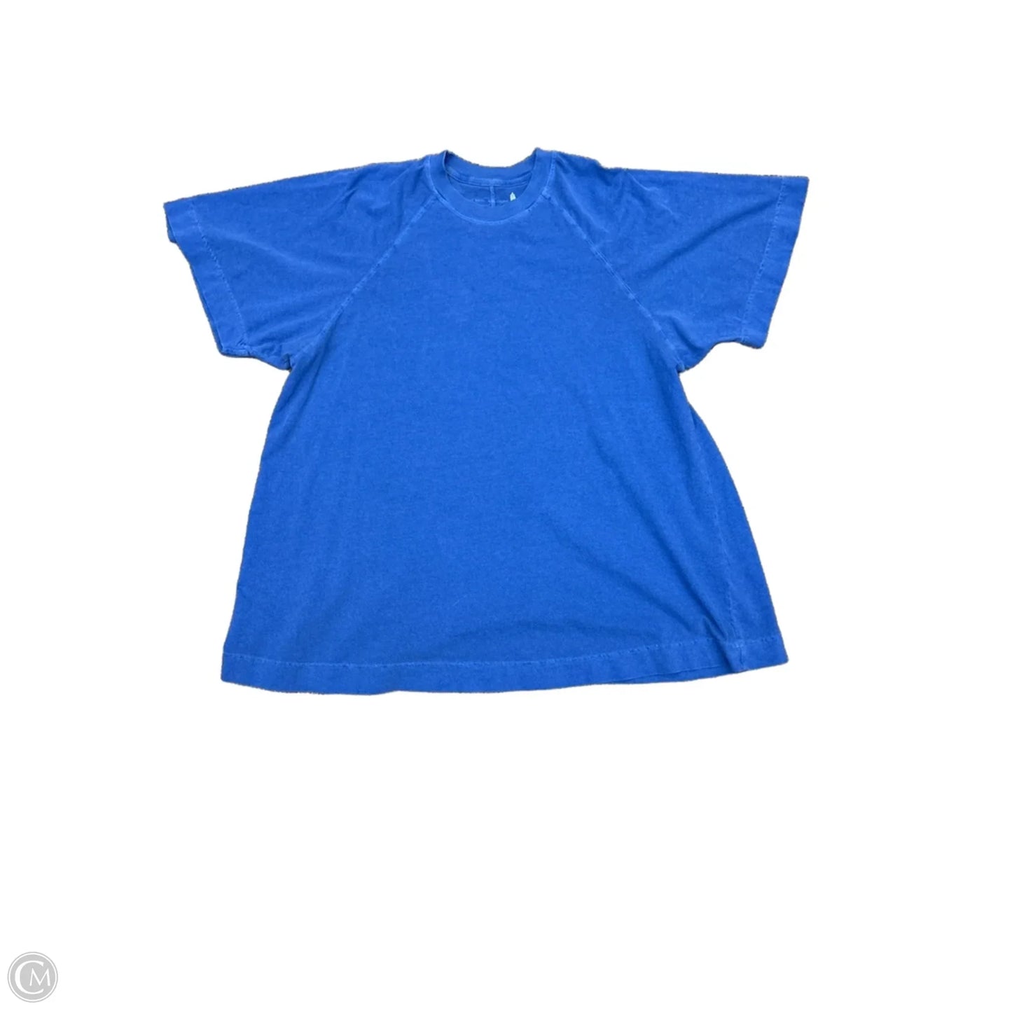 Tunic Short Sleeve By Free People In Blue, Size: S