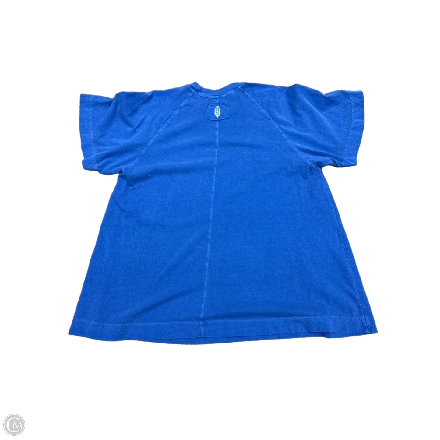 Tunic Short Sleeve By Free People In Blue, Size: S
