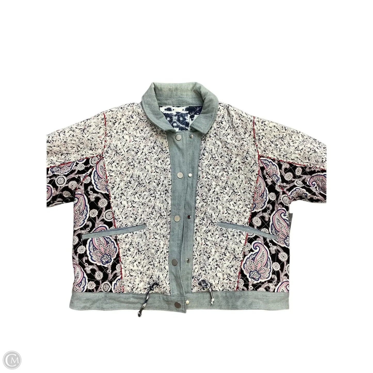 Jacket Other By Blanknyc In Blue & White, Size: Xl