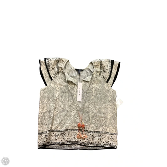 Blouse Sleeveless By Tribal In Cream, Size: M