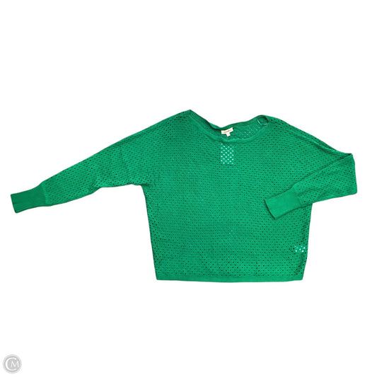 Top Long Sleeve By Ee Some In Green, Size: 1x