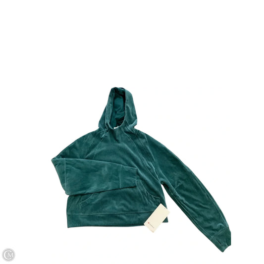 Athletic Sweatshirt Hoodie By Lululemon In Teal, Size: Xs