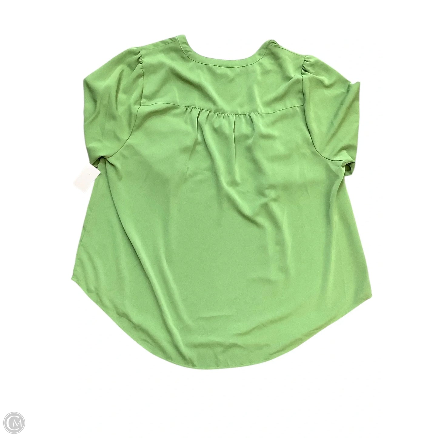 Blouse 3/4 Long Sleeve By Torrid In Green, Size: 1x