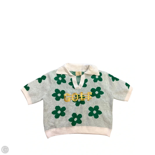 Sweater Short Sleeve By Judith March In Green, Size: L