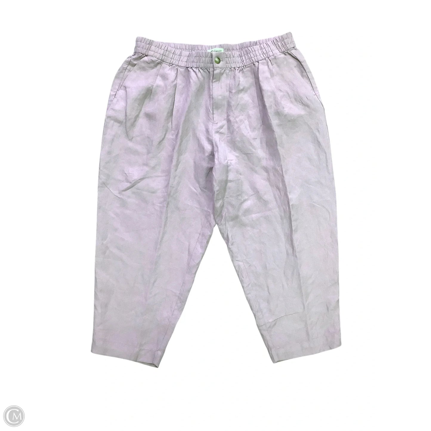 Pants Linen By Madewell In Purple, Size: 1x