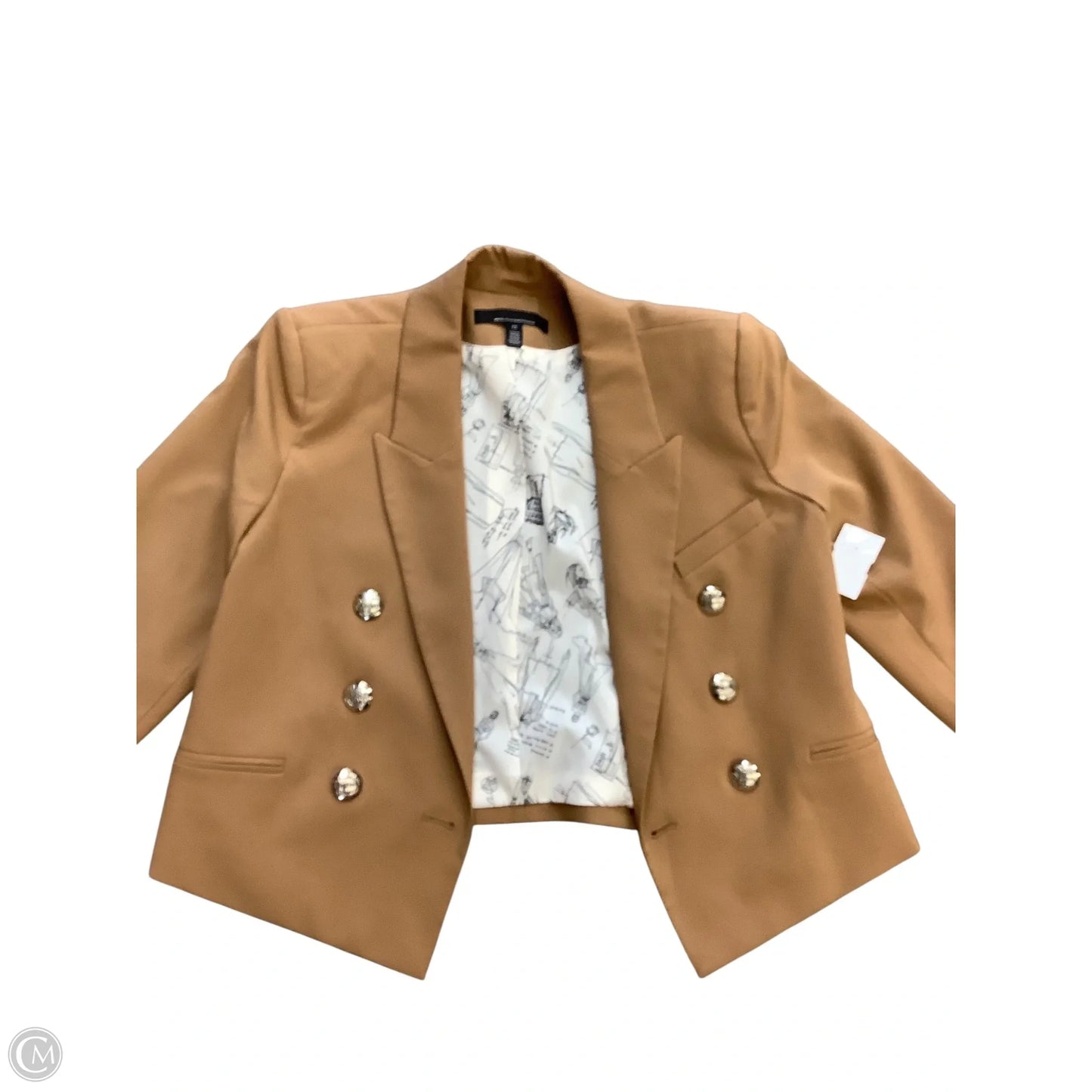 Blazer By White House Black Market In Tan, Size: 12