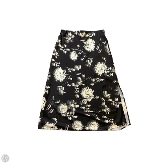 Skirt Maxi By Gap In Black & White, Size: M