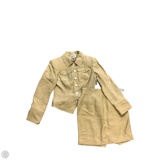 Skirt Set 2pc By Cma In Tan, Size: 6