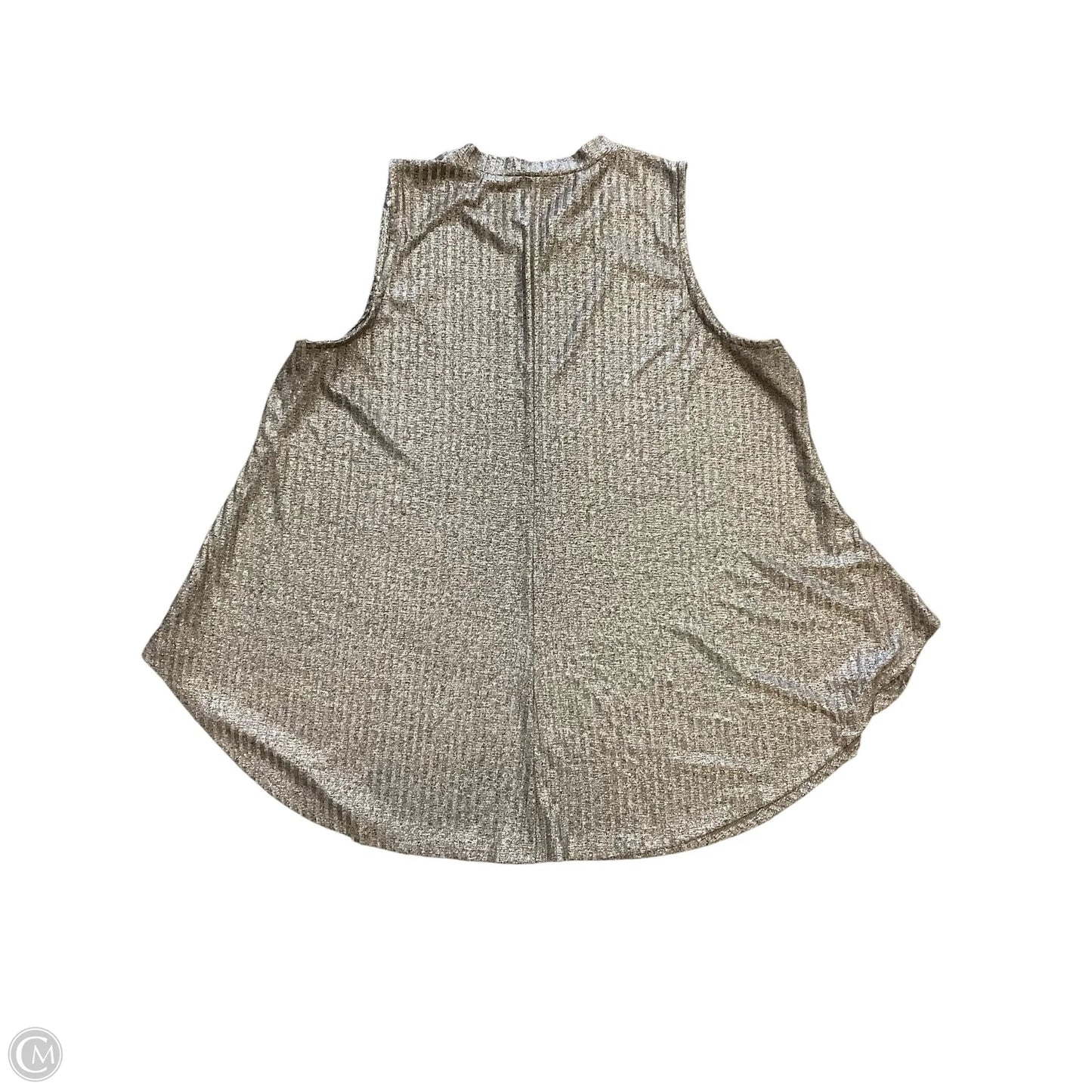 Top Sleeveless Basic By Lane Bryant In Silver, Size: 2x