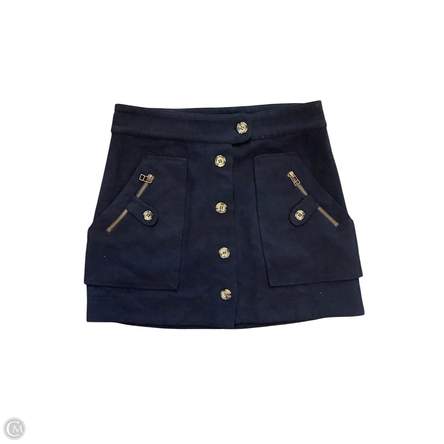 Skirt Mini & Short By Veronica Beard In Navy, Size: 2