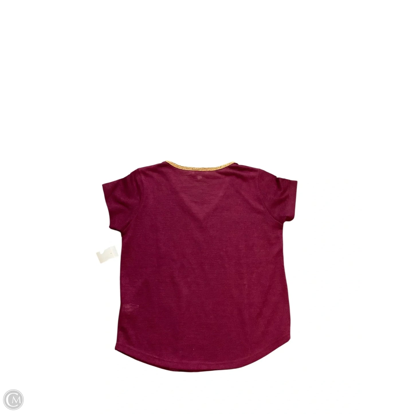 Top Short Sleeve By Molly Bracken In Purple, Size: S