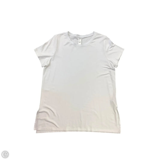 Athletic Top Short Sleeve By Spanx In White, Size: Xl