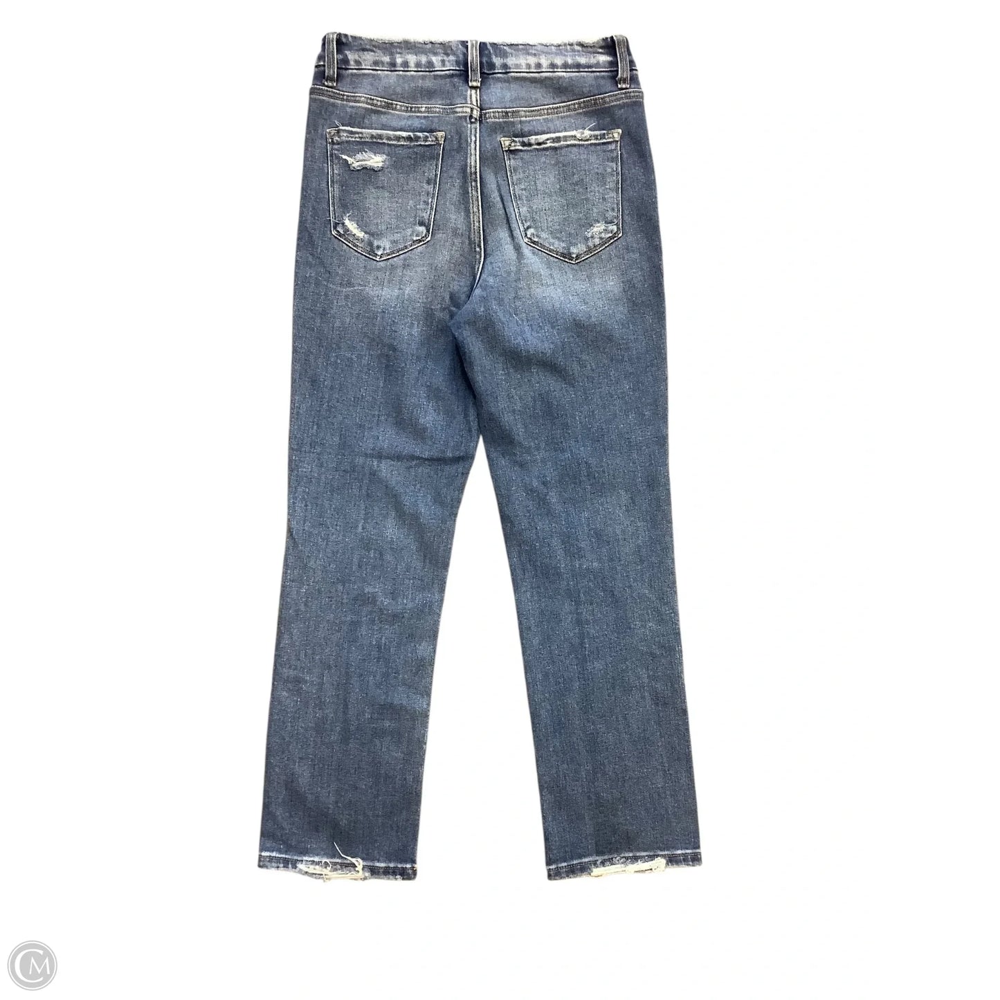Jeans Straight By Flying Monkey In Blue Denim, Size: 6 (28)