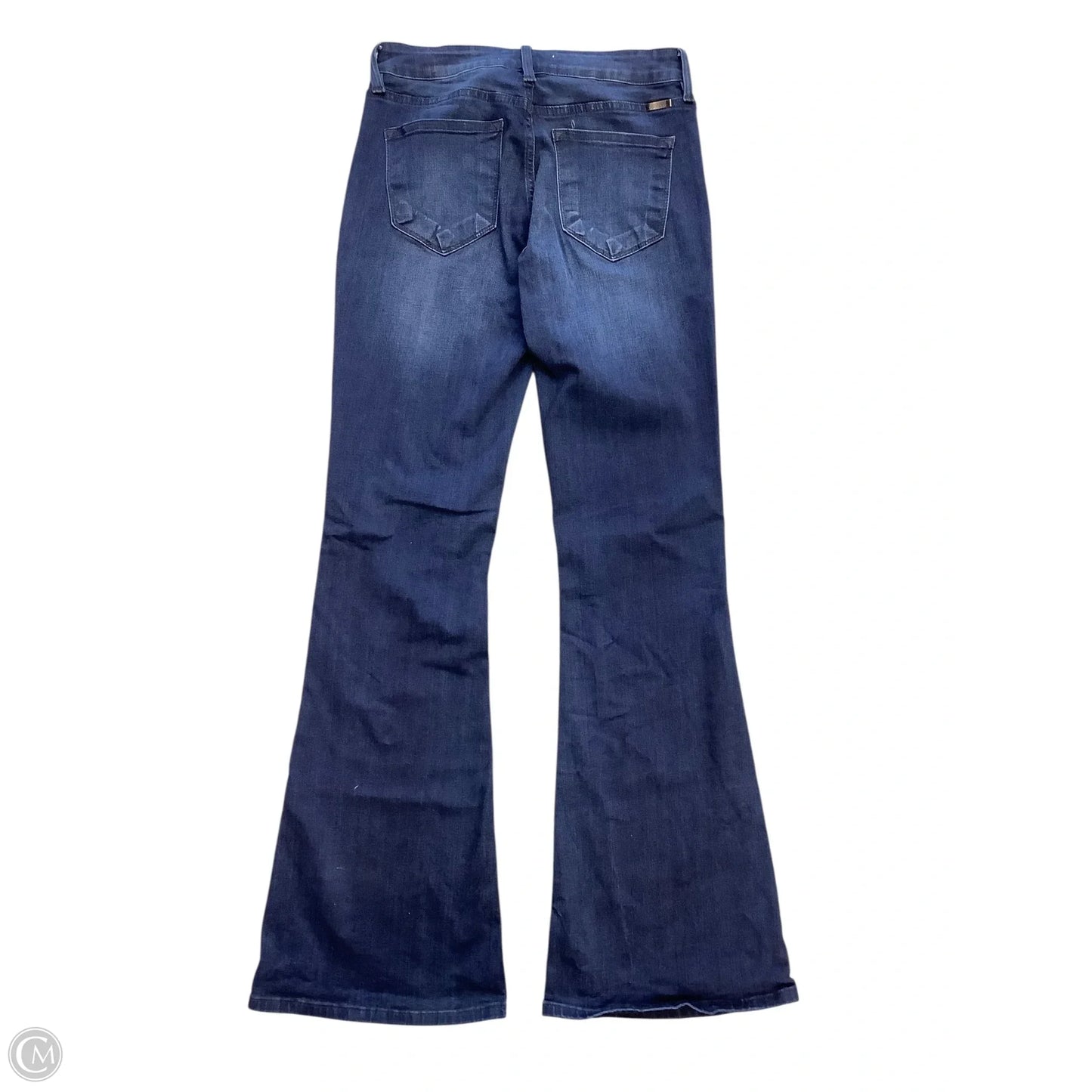 Jeans Flared By Kancan In Blue Denim, Size: 9 (28)