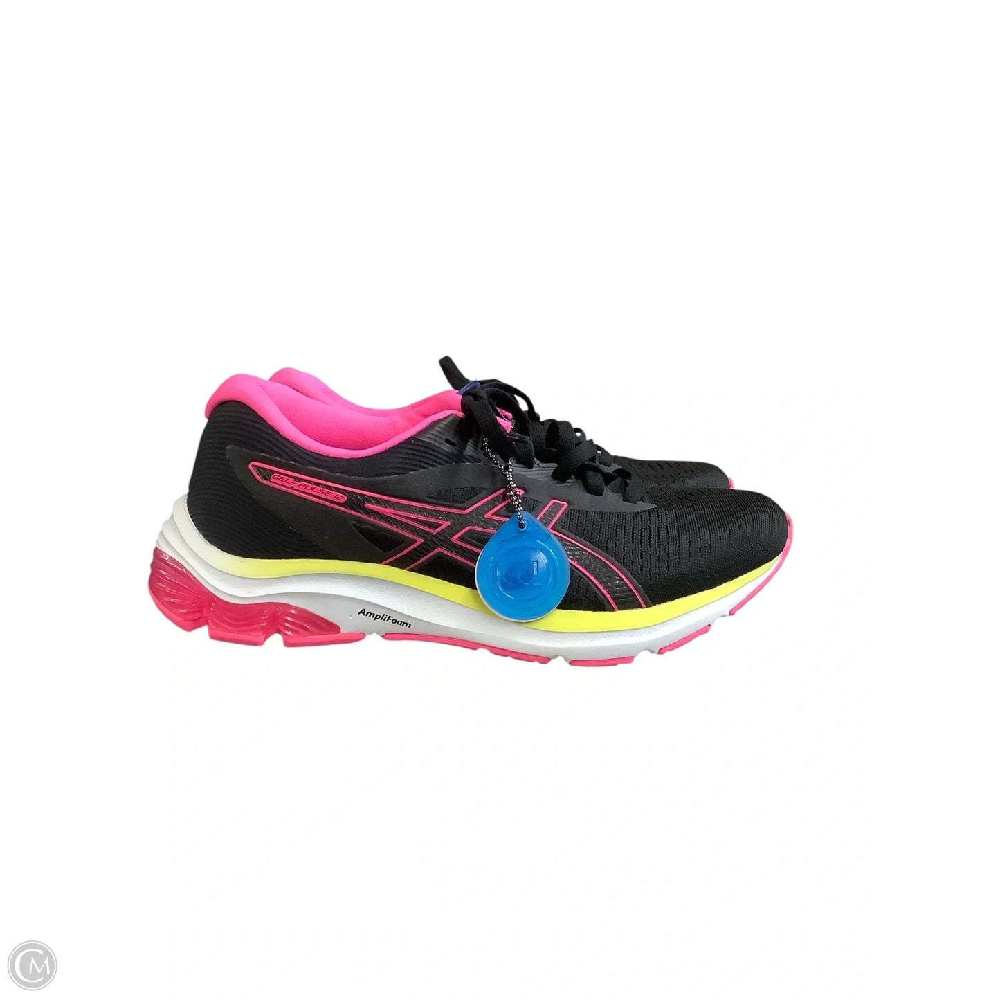 Shoes Athletic By Asics In Black & Pink, Size: 6
