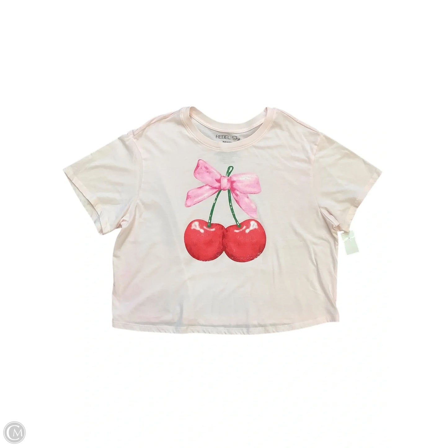 Top Short Sleeve Basic By Rebel In Pink, Size: 2x As is
