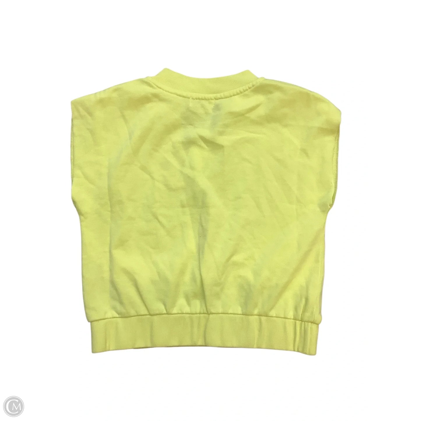 Athletic Top Short Sleeve By 525 In Yellow, Size: Xs