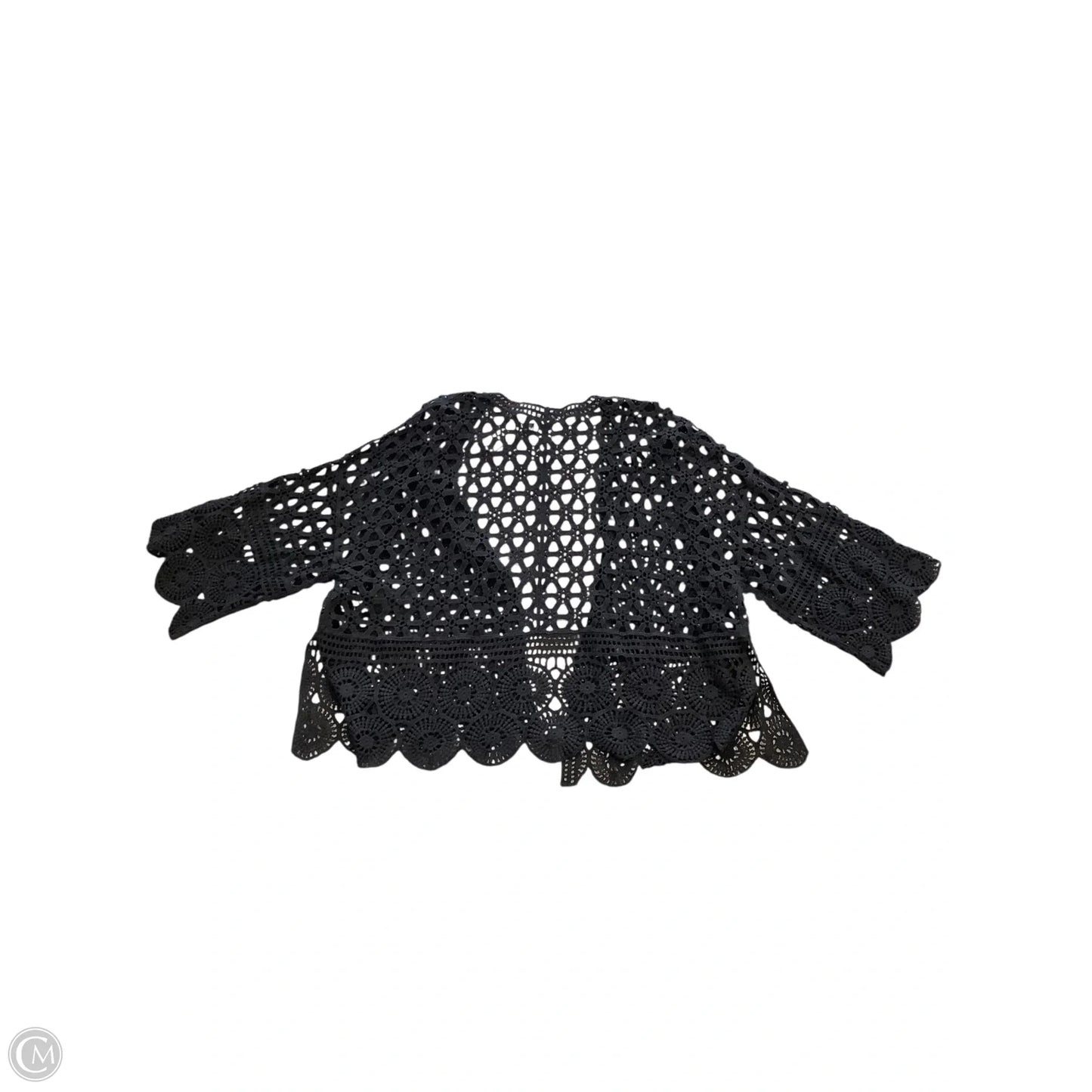 Sweater Cardigan By Chicos In Black, Size: M