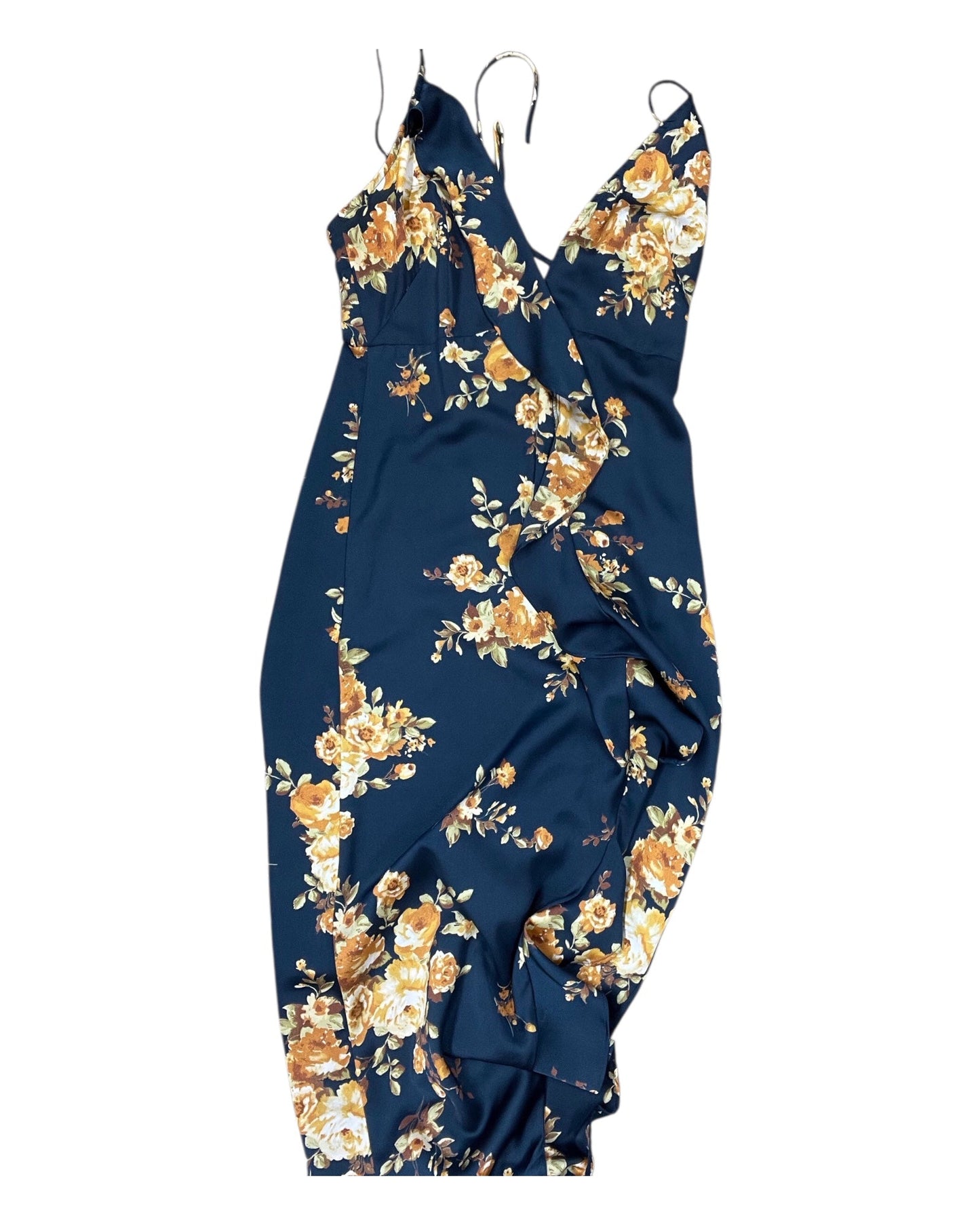 Dress Casual Maxi By Dress Forum In Blue & Yellow, Size:S