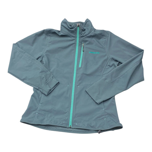 Jacket Windbreaker By Patagonia In Grey, Size:M