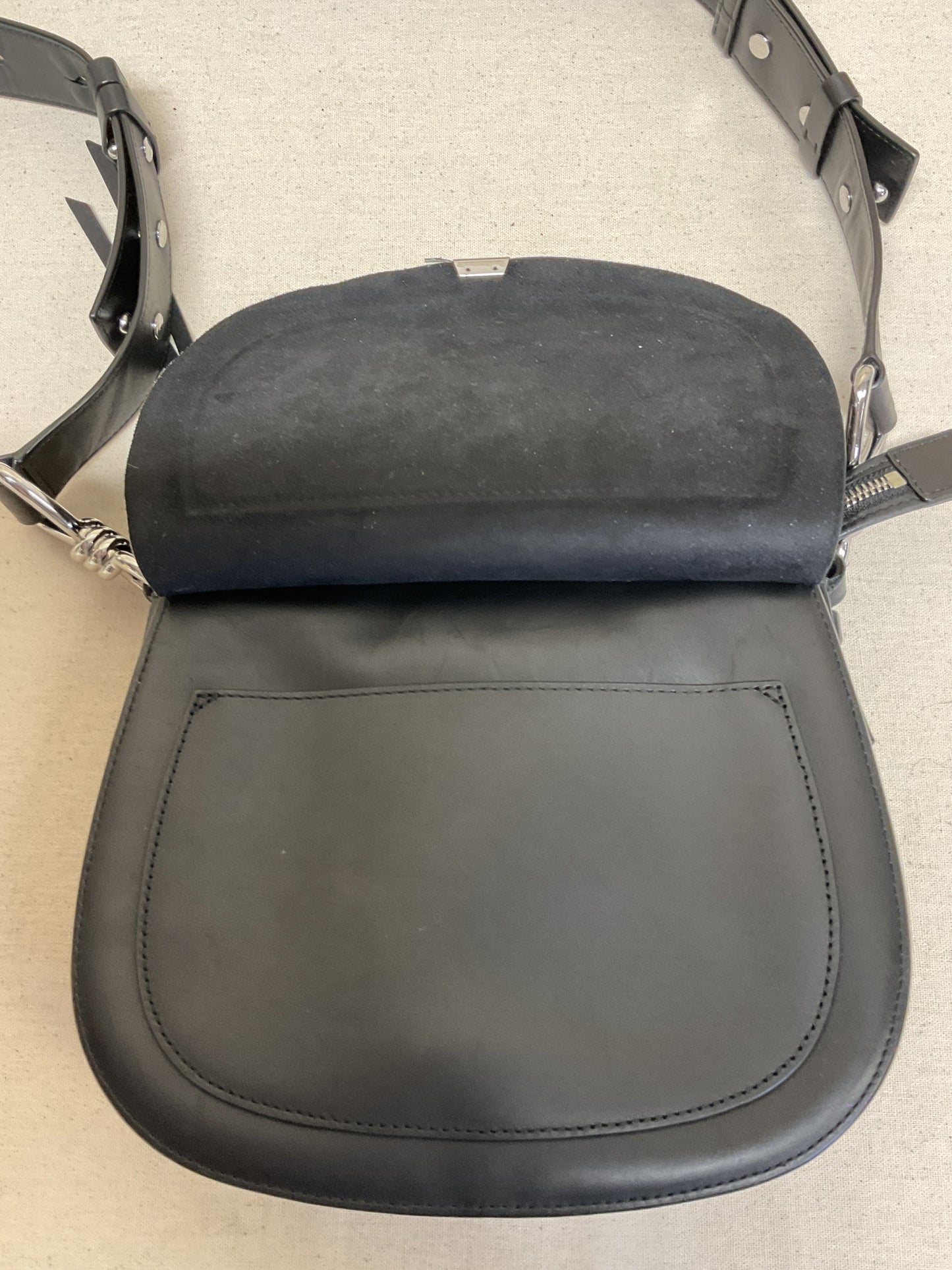 Crossbody Designer By All Saints In Snakeskin Print, Size:Small