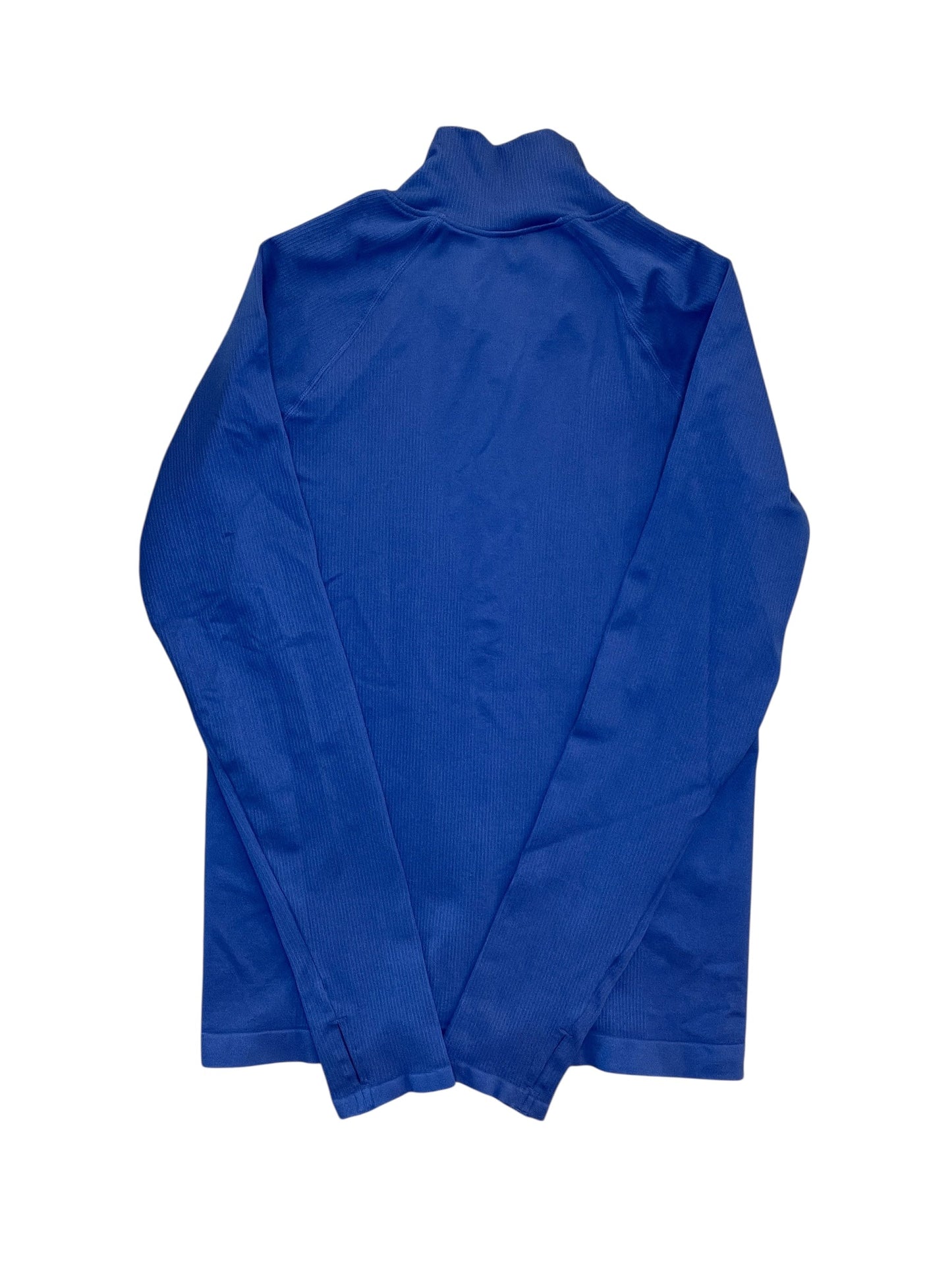 Athletic Jacket By Fabletics In Blue, Size:L