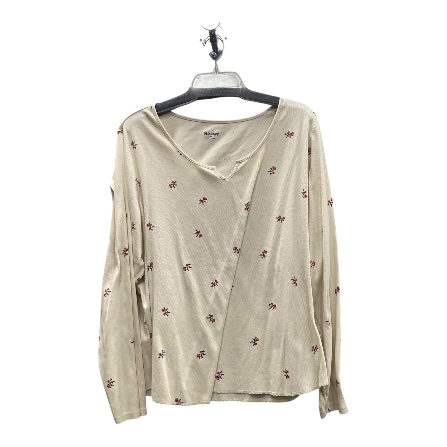 Top Ls Basic By Old Navy In Cream, Size:4X