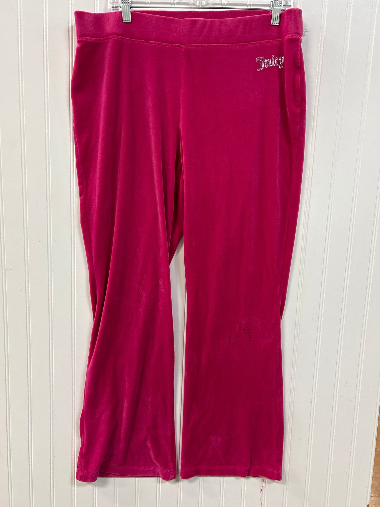 Athletic Pants By Juicy Couture In Pink, Size:Xl