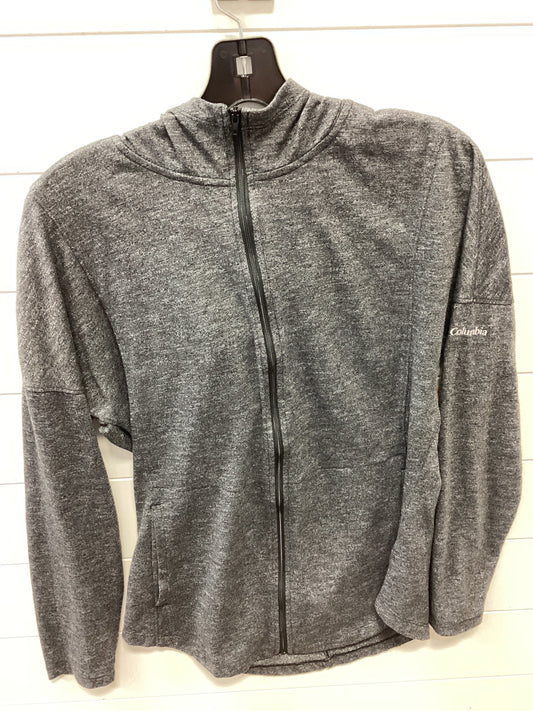 Athletic Top Ls Collar By Columbia In Grey, Size:M