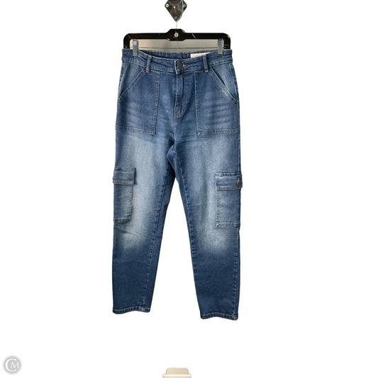 Jeans Straight By Nordstrom In Blue Denim, Size: 4