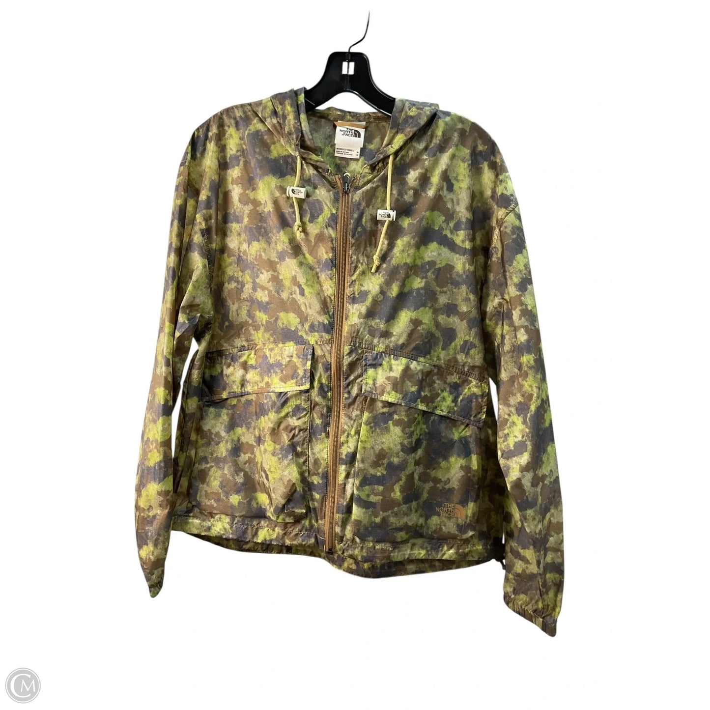 Jacket Windbreaker By The North Face In Green, Size: M