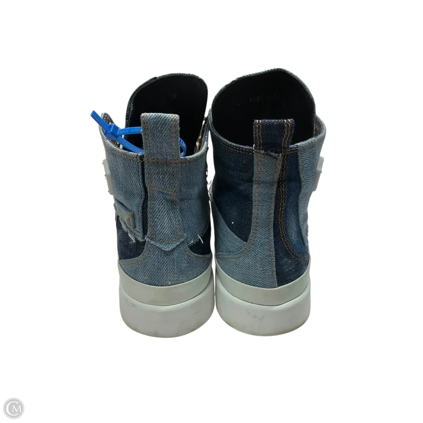 Shoes Luxury Designer By Dolce And Gabbana In Blue, Size: 9