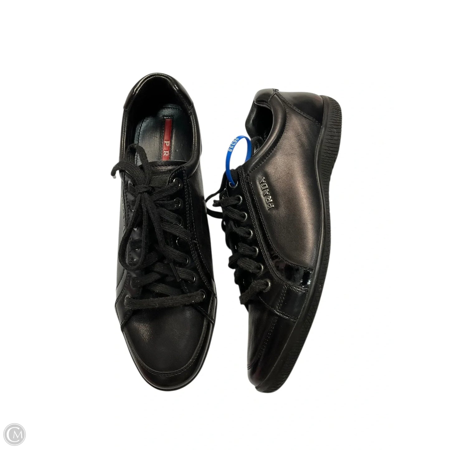 Shoes Luxury Designer By Prada In Black, Size: 8