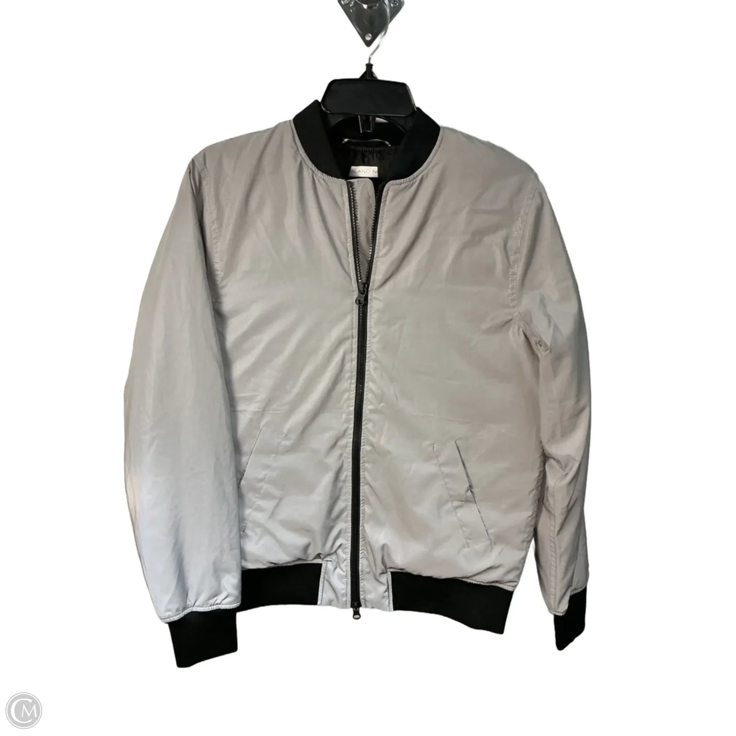 Jacket Puffer & Quilted By Nordstrom In Silver, Size: S