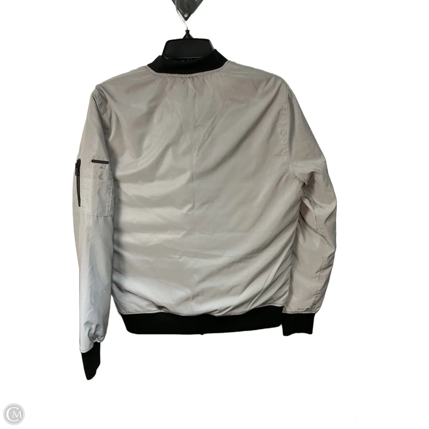 Jacket Puffer & Quilted By Nordstrom In Silver, Size: S
