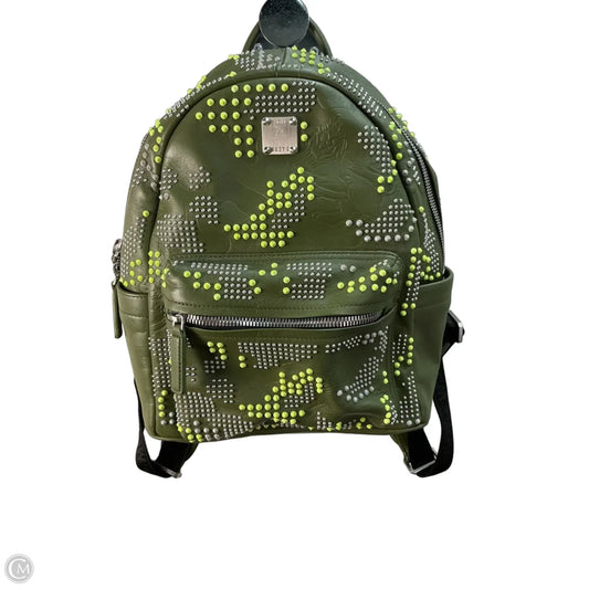 Backpack Luxury Designer By Mcm, Size: Medium