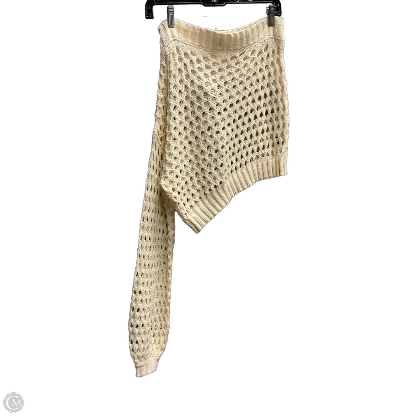 Top Long Sleeve By Maeve In Cream, Size: Osfm